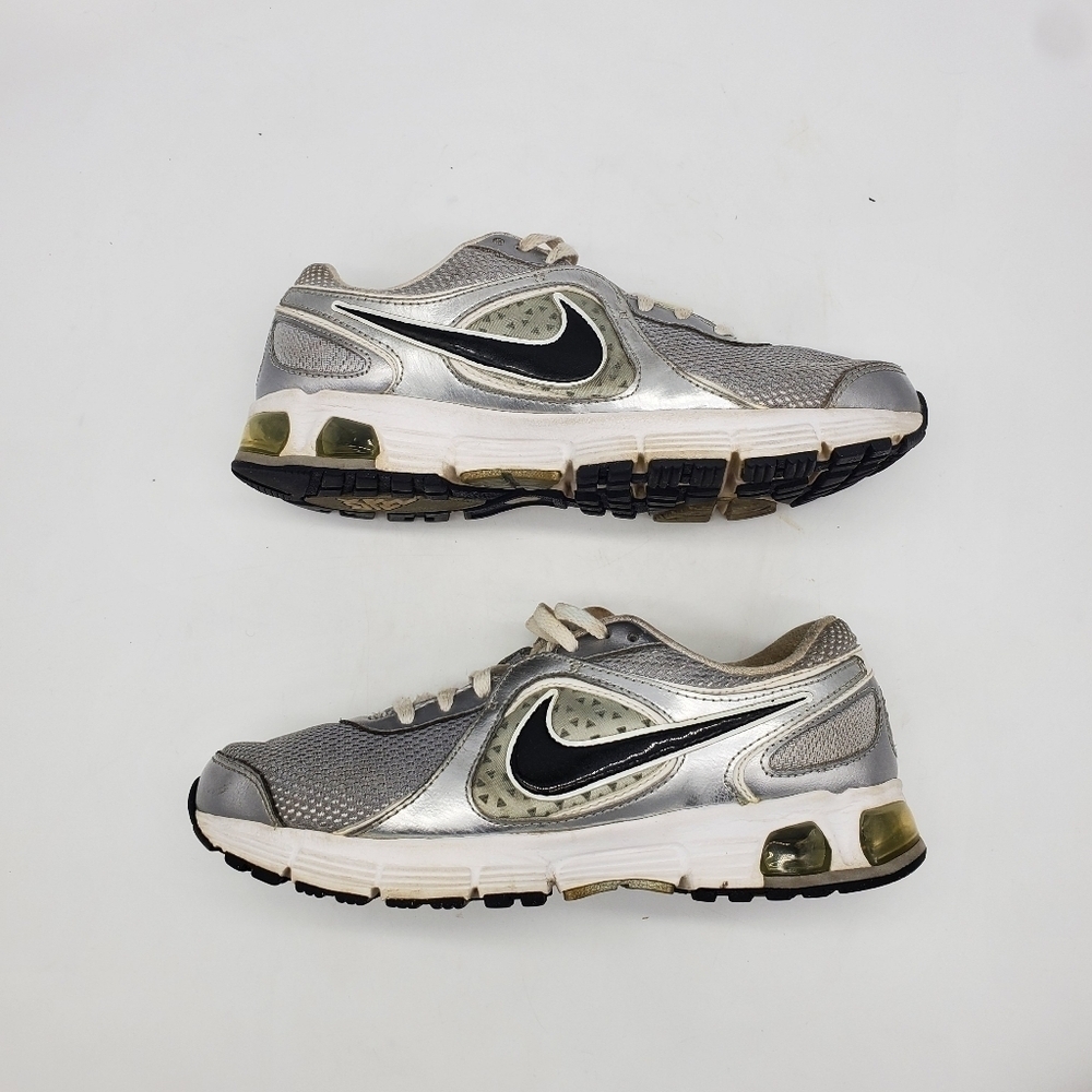 Nike Shoes Youth 6.5 Women 8 Air Max Run Lite +2 Gray Black Running - Picture 8 of 12